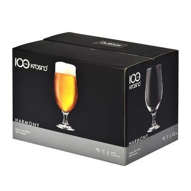 Набор элегантных бокалов для пива 480 мл Krosno