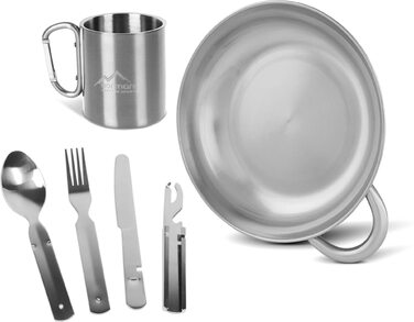 Набір туристичного посуду 6 предметів normani