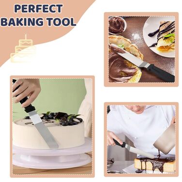 Лопатка кондитерська 27 см кутова, нержавіюча сталь COYUN