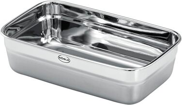 Контейнер для хранения 1 л прямоугольный, нержавеющая сталь FLEXX 2GO Rosle