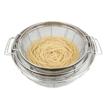 Металеві ситечка для кухні 3 шт Fbinys