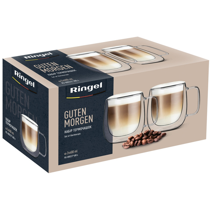 Набор чашек с двойной стенкой Ringel Guten Morgen, 2х400 мл (6726104)