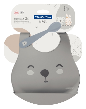 Дитячий набір Tramontina Baby Le Petit gray, 2 предмети (6710904)