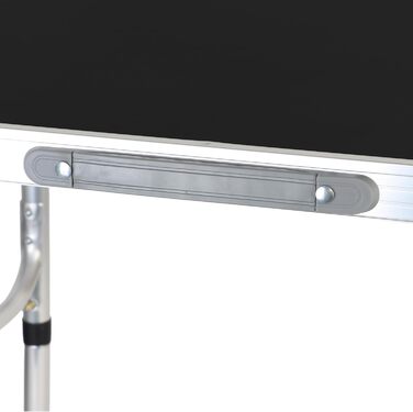 Стол для кемпинга черный Relaxdays