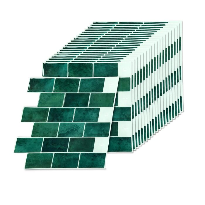 Клейкая самоклеющаяся плитка 30 х 30 см 20 шт Relaxdays