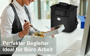 Термосумка 16 л чорна Glanxy