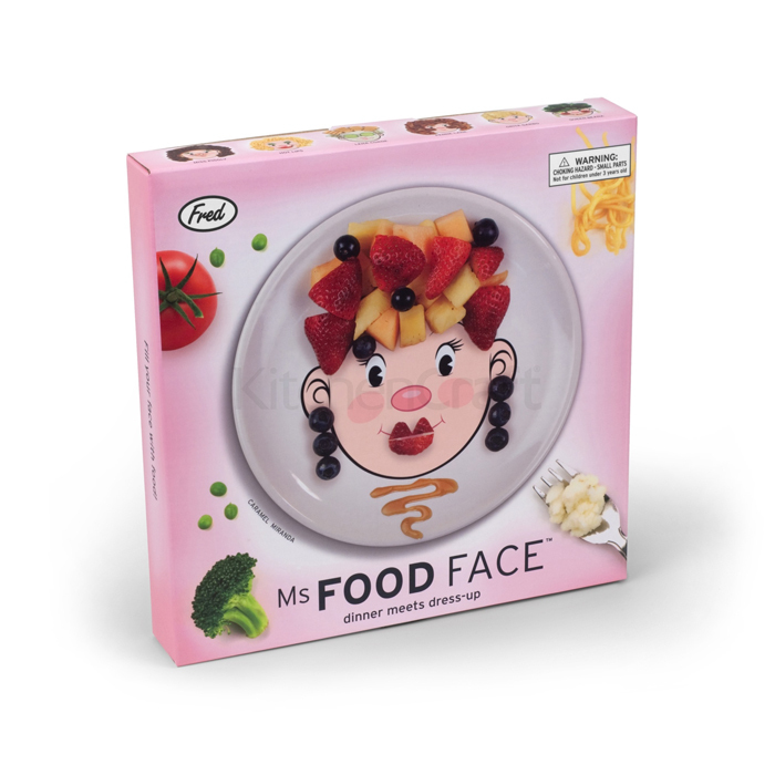 Тарелка детская Kitchen Craft GIRL FOOD FACE