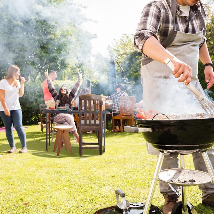 Раскладной стол для кемпинга 118 х 60 х 74 см серый Relaxdays