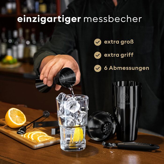 Набір для коктейлів преміум-класу 12 предметів BarDeluxe