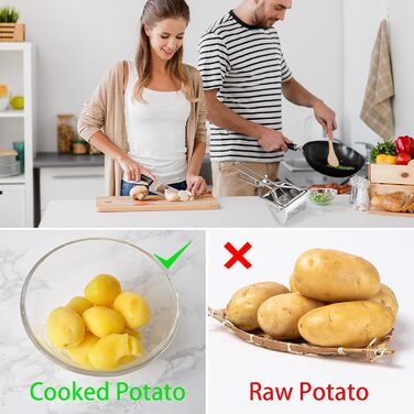 Пресс для картофеля 30 см, нержавеющая сталь KENNOE