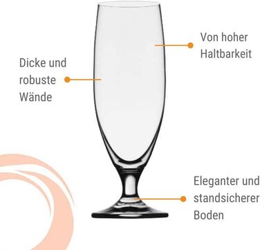 Набір із 6 склянок для пива 0,5 л, Imperial Stölzle Lausitz
