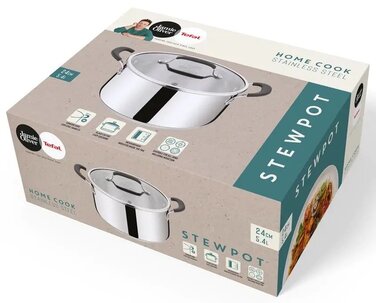 Tefal Каструля з кришкою Jamie Oliver Home Cook, 24 см, 5.4 л