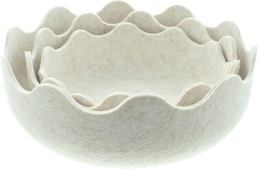 Миска из фетра 3 шт "Пасхальное яйцо" Dekoleidenschaft