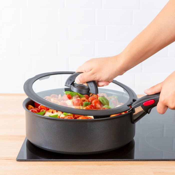 Tefal Кришка скляна Ingenio 18 см , скло, силікон