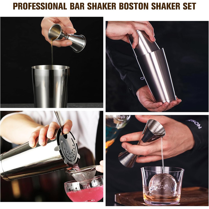 Набір для коктейлів 12 предметів Boston mwellewm