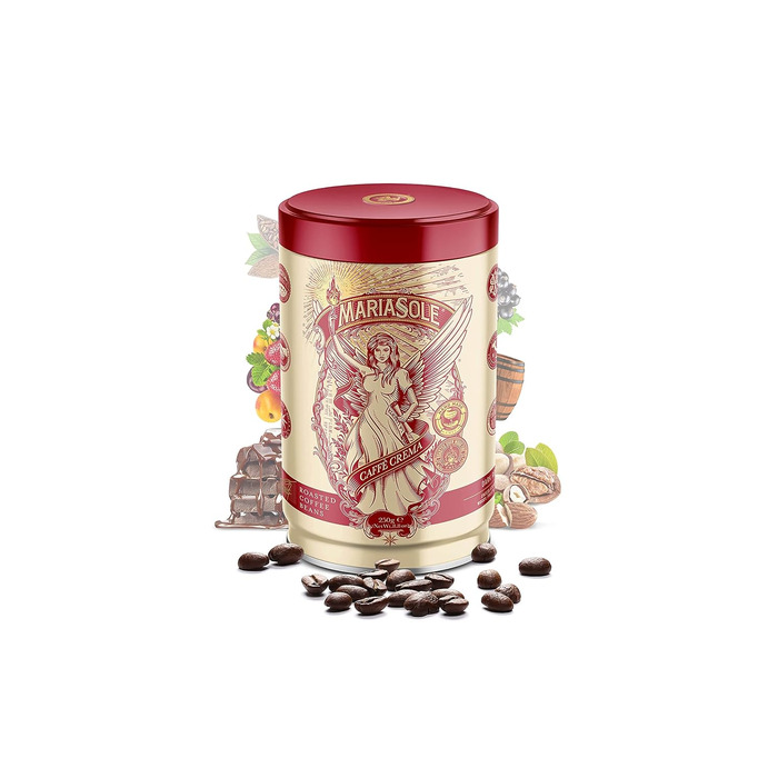 Кофе в зернах Caffè Crema, банка 250 г MariaSole
