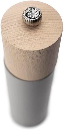 См, класична обстановка, виготовлена з деревини бука, сертифікована PEFC, зроблена у Франції, колір (сірий - Gris Galet, соляний млин), 21