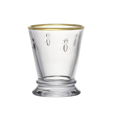 Набір склянок із золотим ободом La Rochere ABEILLE, h 10,3 см, 260 мл, 4 пр.