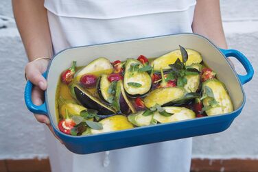 Форма для запікання прямокутна 33 см, синій Марсель Signature Le Creuset