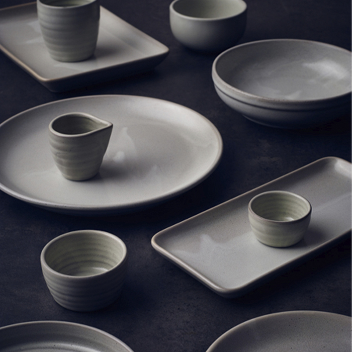 Миска глубокая круглая 1.3 л, 23*6 см, Terra Stoneware Antigo Cinza, GenWare