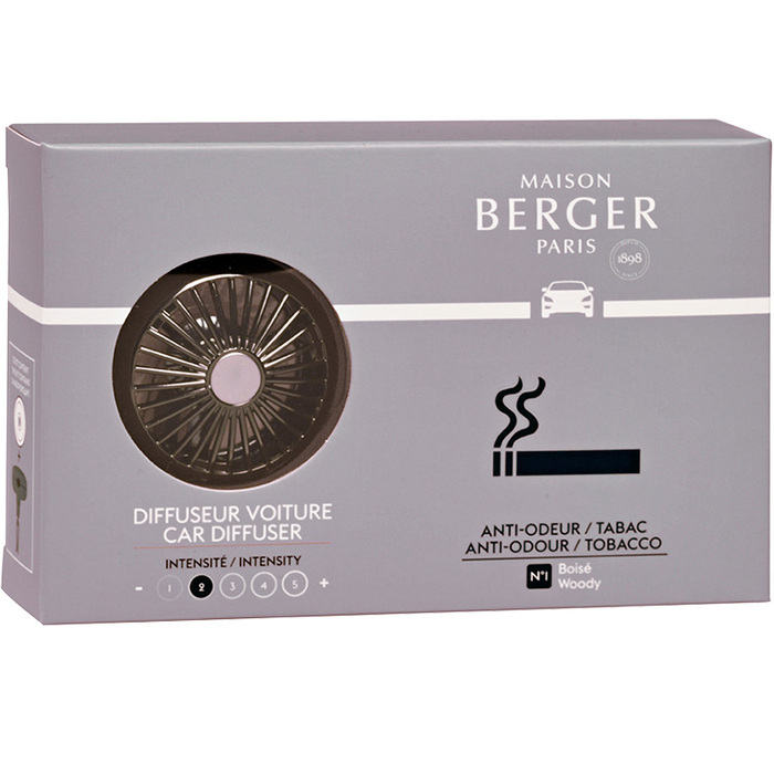 Дифузор для автомобіля Maison Berger Paris з ароматом ANTI-TABACCO