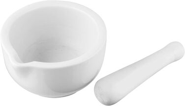 Ступка з товкачем 12 х 6,5 см, білі Fackelmann