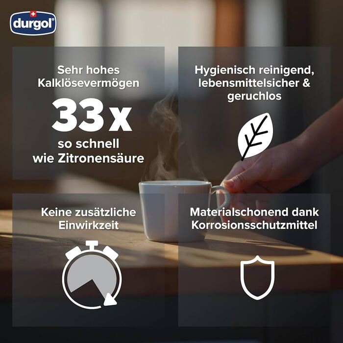 Засіб для видалення накипу 2 х 125 мл Swiss Espresso durgol