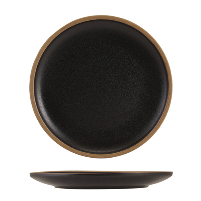 Тарілка 26 см, Kava Black Stoneware, GenWare