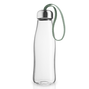 Пляшка скляна 0,5 л, прозора / світло-зелена Eva Solo