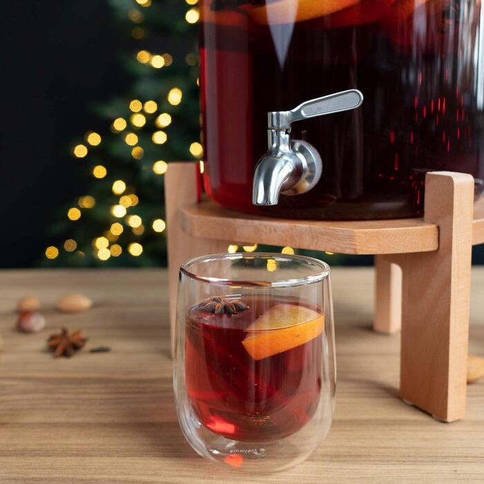 Диспенсер для напоїв з краном та підставкою 7 л Navaris