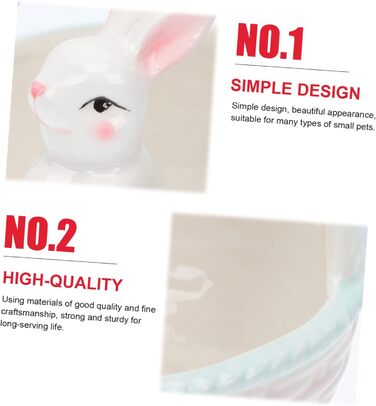 Керамічна декоративна фігурка зайчика до Великодня ABOOFAN