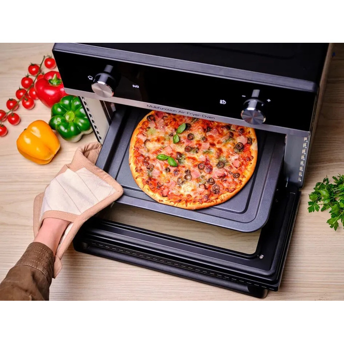 Tefal Мультипіч Easy Fry Oven Multifunctional, 1800Вт, механічне керув., 10 програм, пластик, чорний