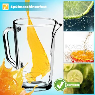 Скляний графин 1,23 л KADAX