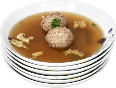 Набор из 6 суповых тарелок 400 мл MamboCat