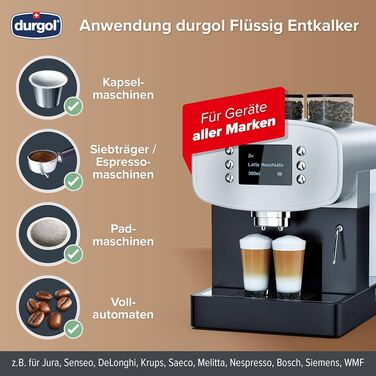 Засіб для видалення накипу 2 х 125 мл Swiss Espresso durgol