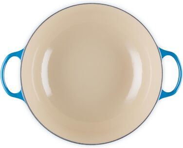 Чавунна каструля Le Creuset Signature La Marmite, 32 см, 4,1 л, колір Marseille (підходить для всіх типів плит, включаючи індукційні)