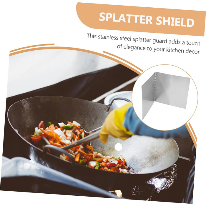 Захист від бризок олії з нержавіючої сталі 30 х 30 см DEARMAMY