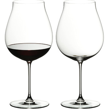 Набор бокалов для красного вина из 2 предметов, хрустальное стекло (Пино Нуар Нового Света), 6449/07 Riedel Veritas Old World Pinot Noir