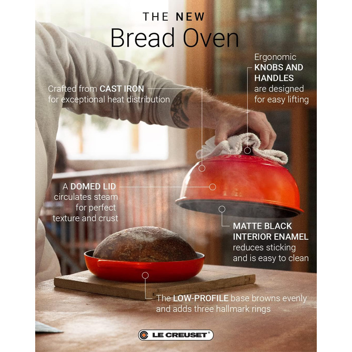 Форма для выпекания хлеба, круглая 24 см, синий Марсель Signature Le Creuset