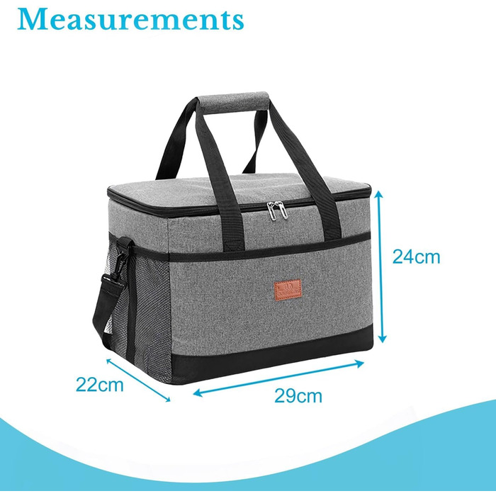 Портативна сумка-холодильник - Для перенесення гарячих або холодних напоїв та їжі. Ланч-сумка, термосумка, ізотермічна сумка, сумка-холодильник, 15 літрів.