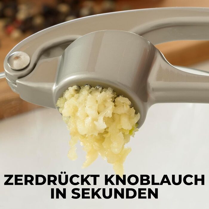 Кухонный пресс для чеснока с мягкой ручкой Zulay Kitchen