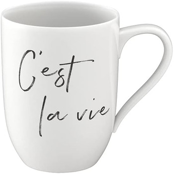 39aime 11,5x8x10,5cm, weie Porzellan Tasse 280ml (C&39est la vie), 39aime 11,5x8x10,5cm, weie Porzellan Tasse 280ml (C&39est la vie)
