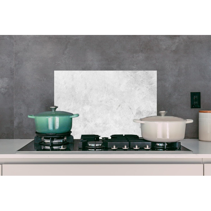 Панель для кухонного фартуха, бризкозахисна панель, декор для кухні, алюмінієва панель, бризкозахисна панель для плити, альтернатива скляній панелі, чорна - з малюнком - суцільна - чорна - темна - (мармурово-сіра, 60x40 см)