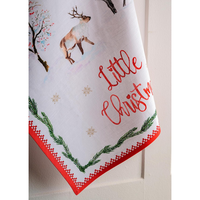 Набір з 3 різдвяних кухонних рушників  Rural Christmas 50 x 70 см Maison d' Hermine