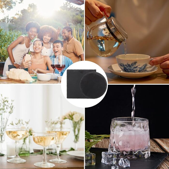 Набір сланцевих підставок 24 шт Oungy