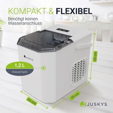 Льодогенератор 1,2 л 12 Вт Juskys