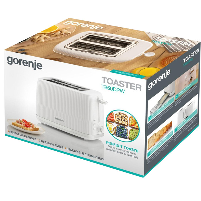 Тостер Gorenje T850DPW (TA1425-CE) (7102264)