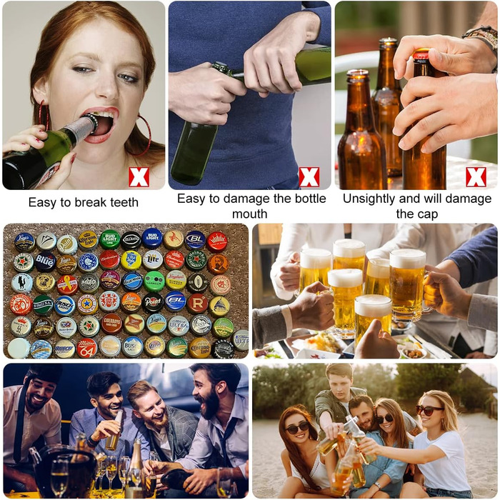 Набір з 4 автоматичних відкривачів для пляшок LUPATDY