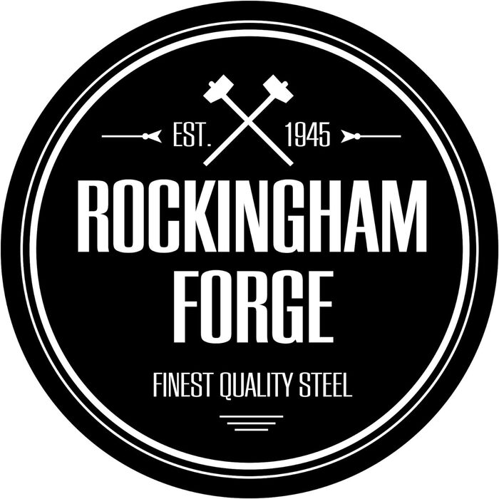 Блок ножів Rockingham Forge, пластик, косий дизайн, порожній ножовий блок (нержавіюча сталь - круглий)