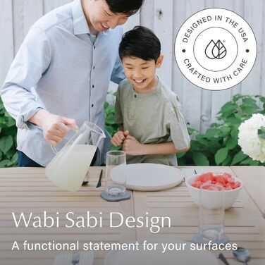 Набір кам’яних підставок під напої 4 шт Dorai